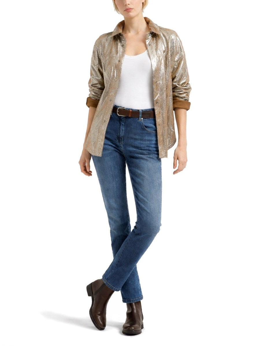 Brunello Cucinelli Slim Fit Denim Pants, view 3