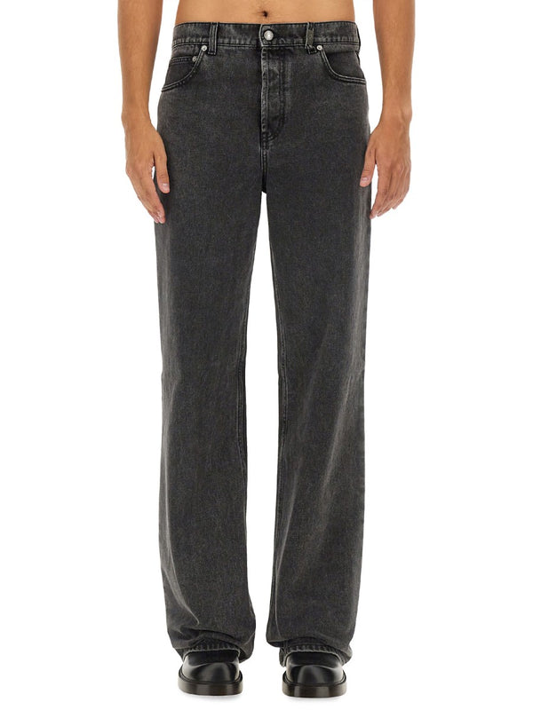 Baggy Jeans in Washed Grey