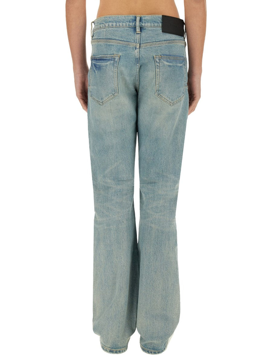 Coated Jeans in Light Vintage Wash