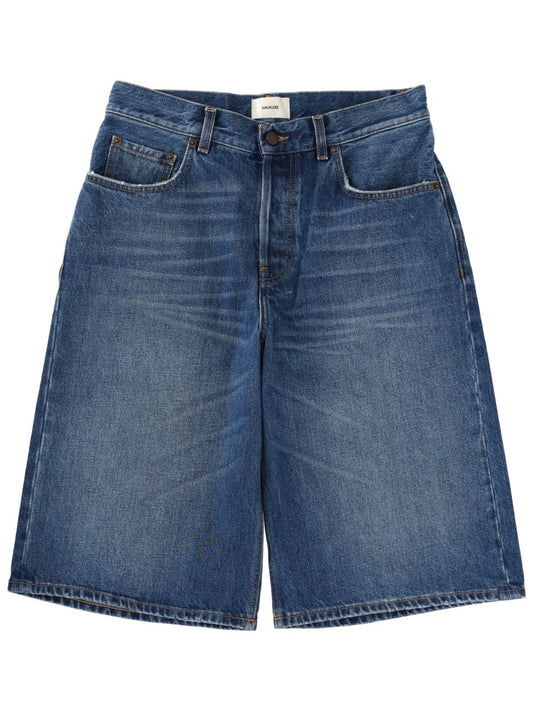 Long Denim Shorts