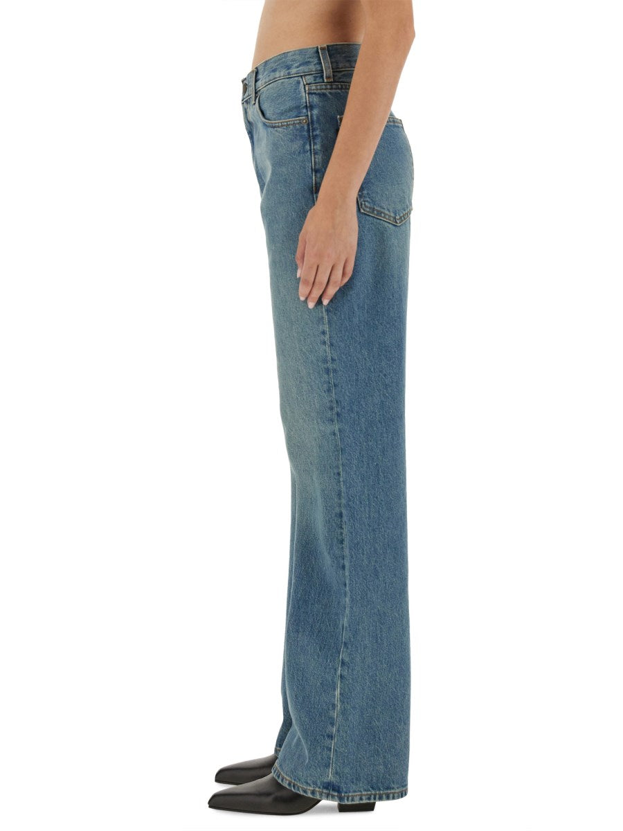 Haikure Straight Leg Denim Jeans, view 4