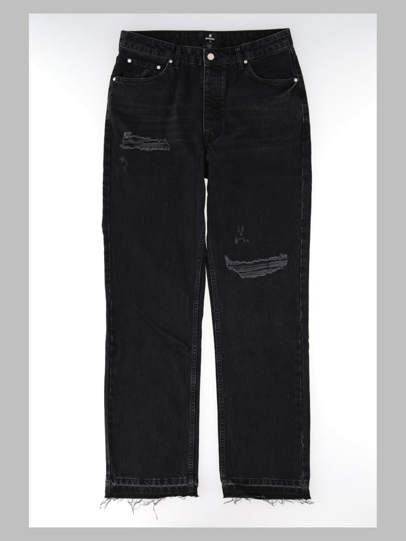 Jeans Heaton Black Cotton