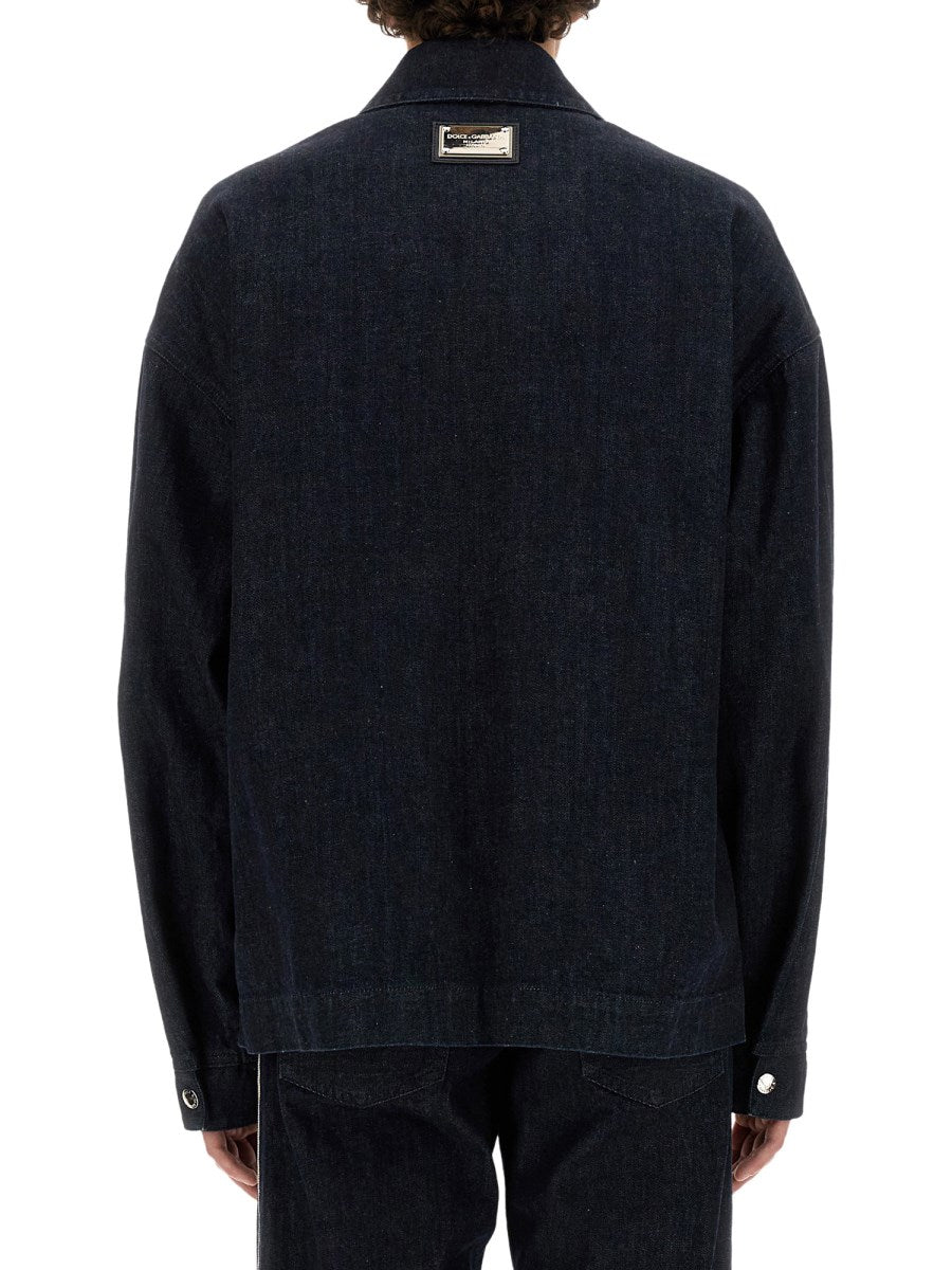 Selvedge Denim Zip Blouson