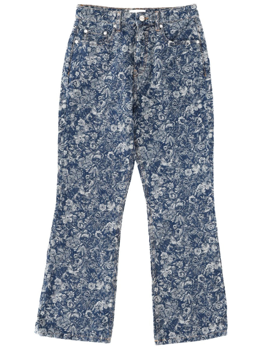 Tapestry Print Jeans