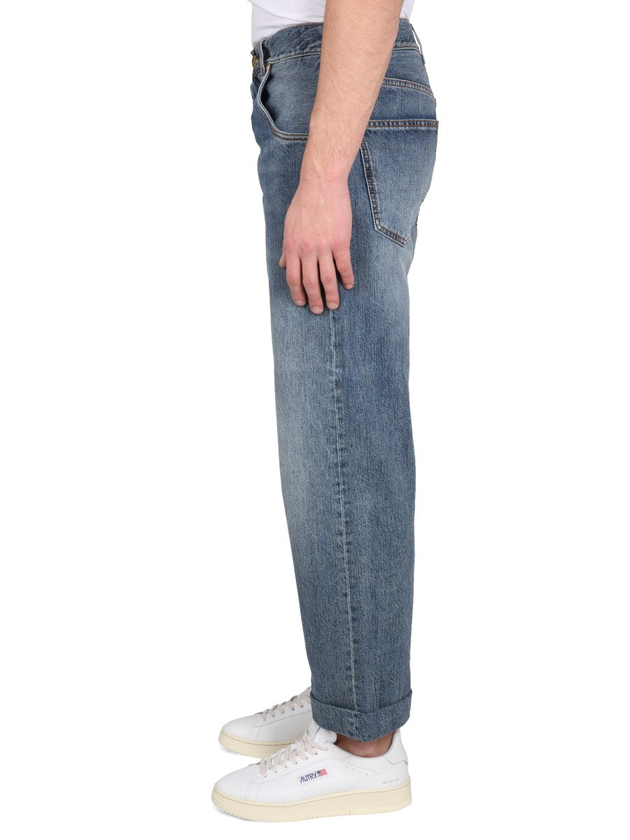 Five-Pocket Jeans with Turn-Ups