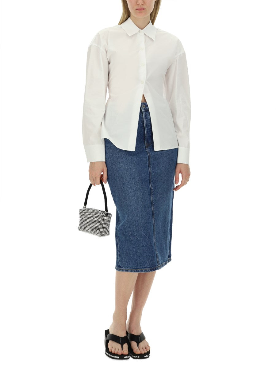 Denim Midi Skirt