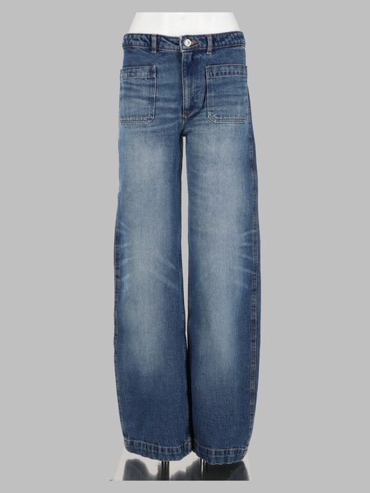 Victoria High-Waisted Straight Jeans