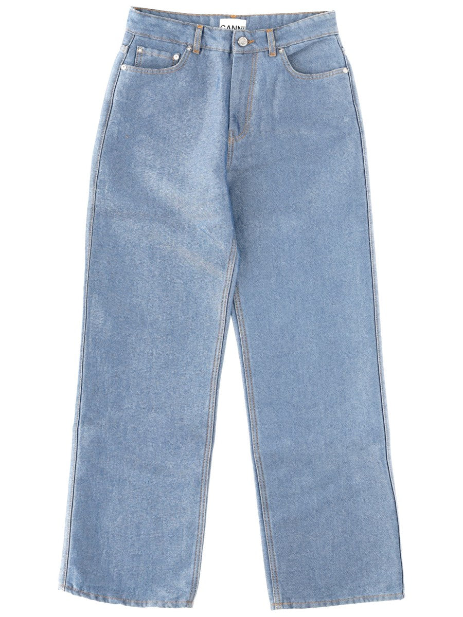Wide Jeans in Light Blue