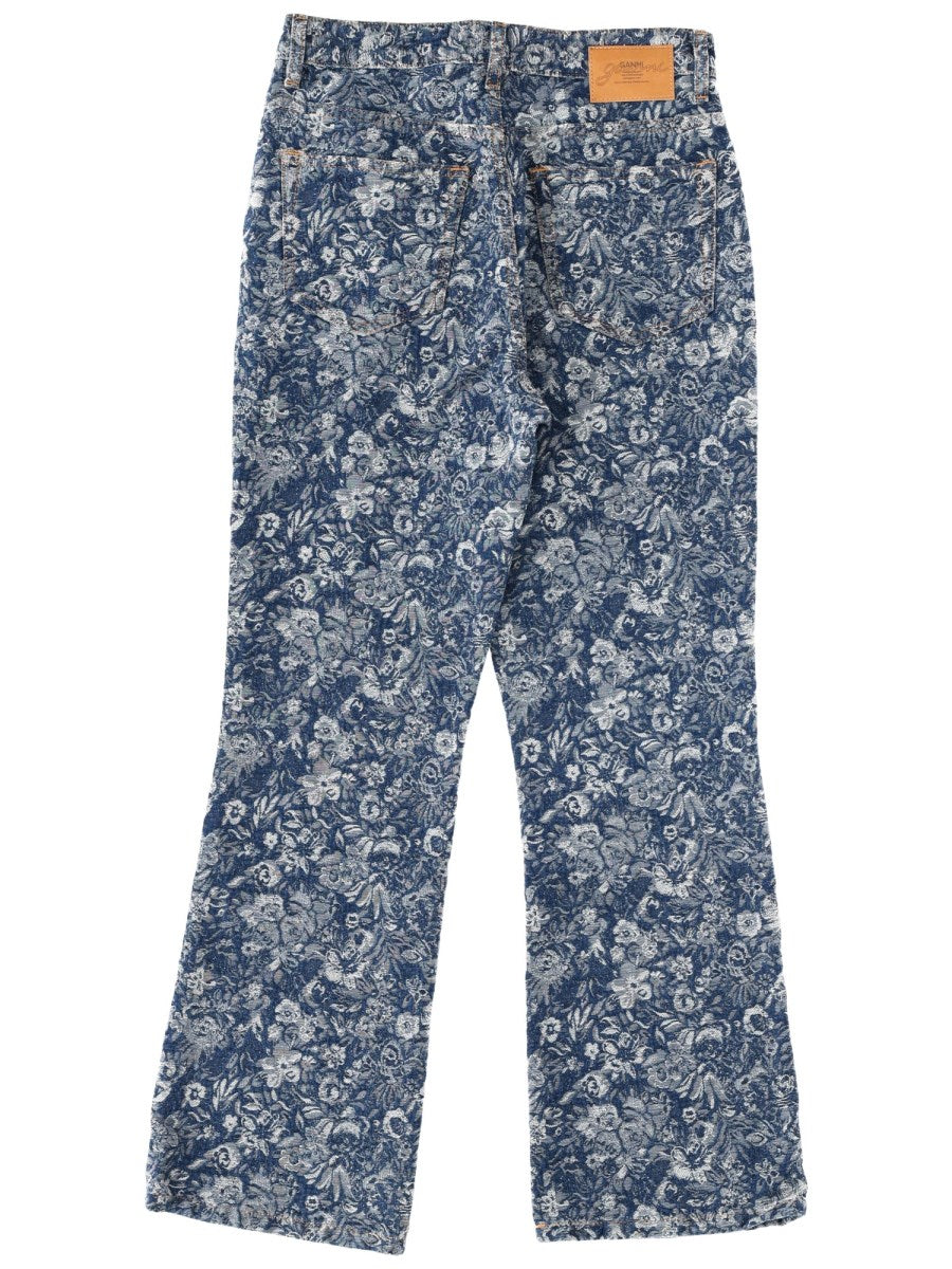 Tapestry Print Jeans