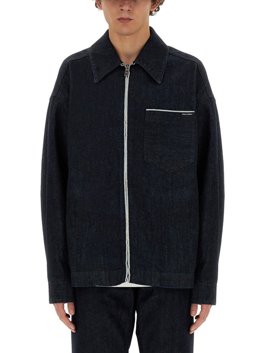 Selvedge Denim Zip Blouson
