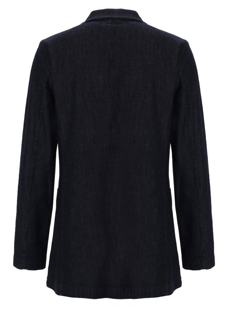 ASPESI Single-Breasted Denim Jacket, view 2