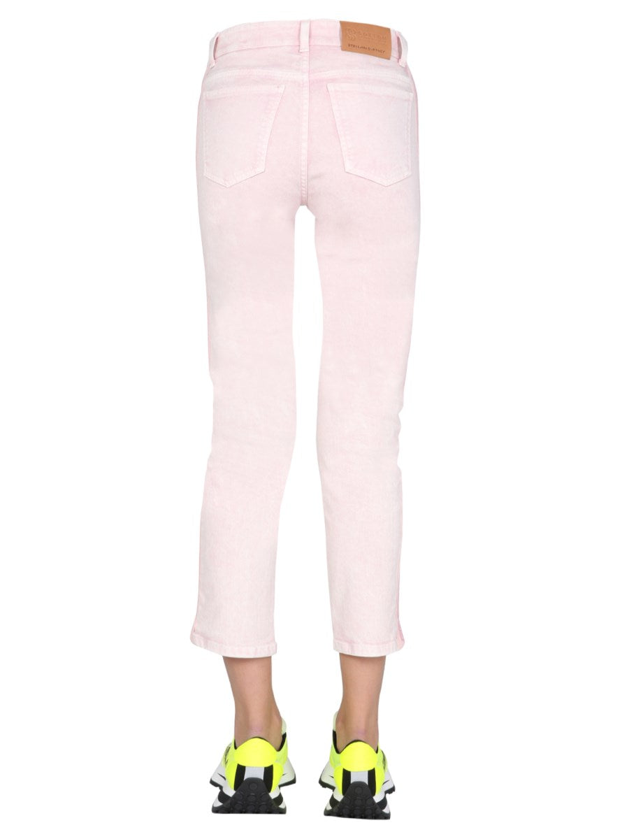Logo-Band Skinny Jeans