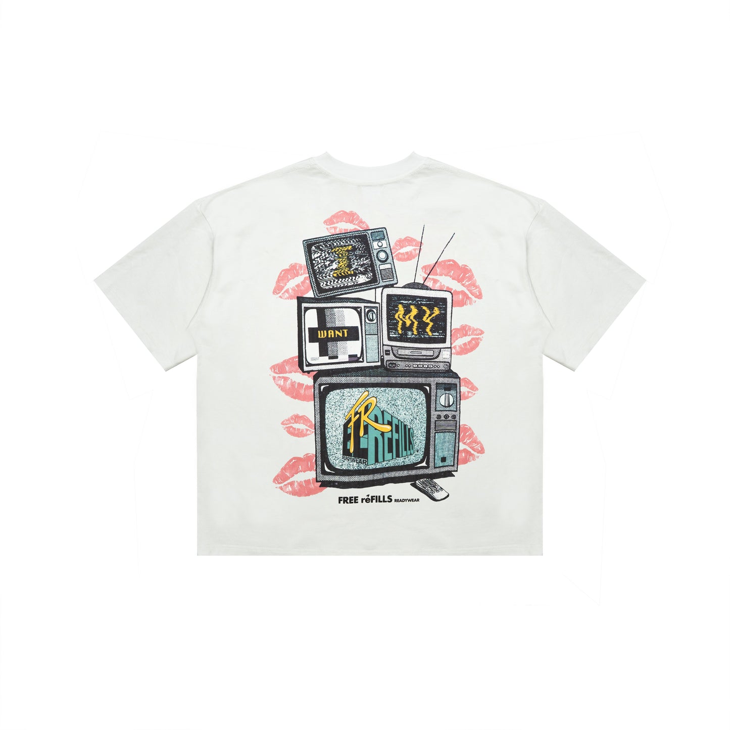 TV Tee - White