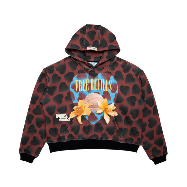 Hearts Hoodie - Black