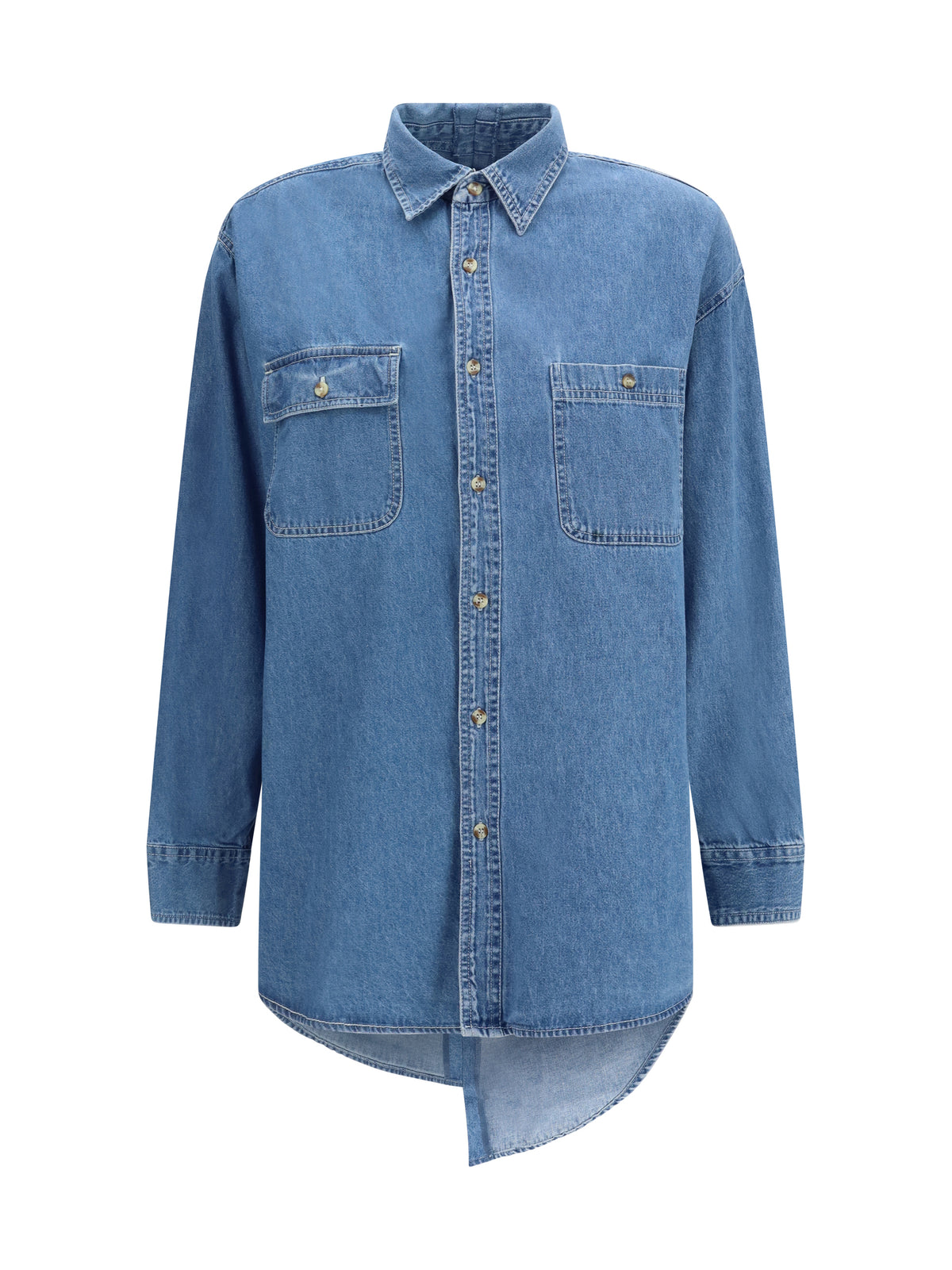 E.L.V. Denim Denim Shirt Mid Blue
