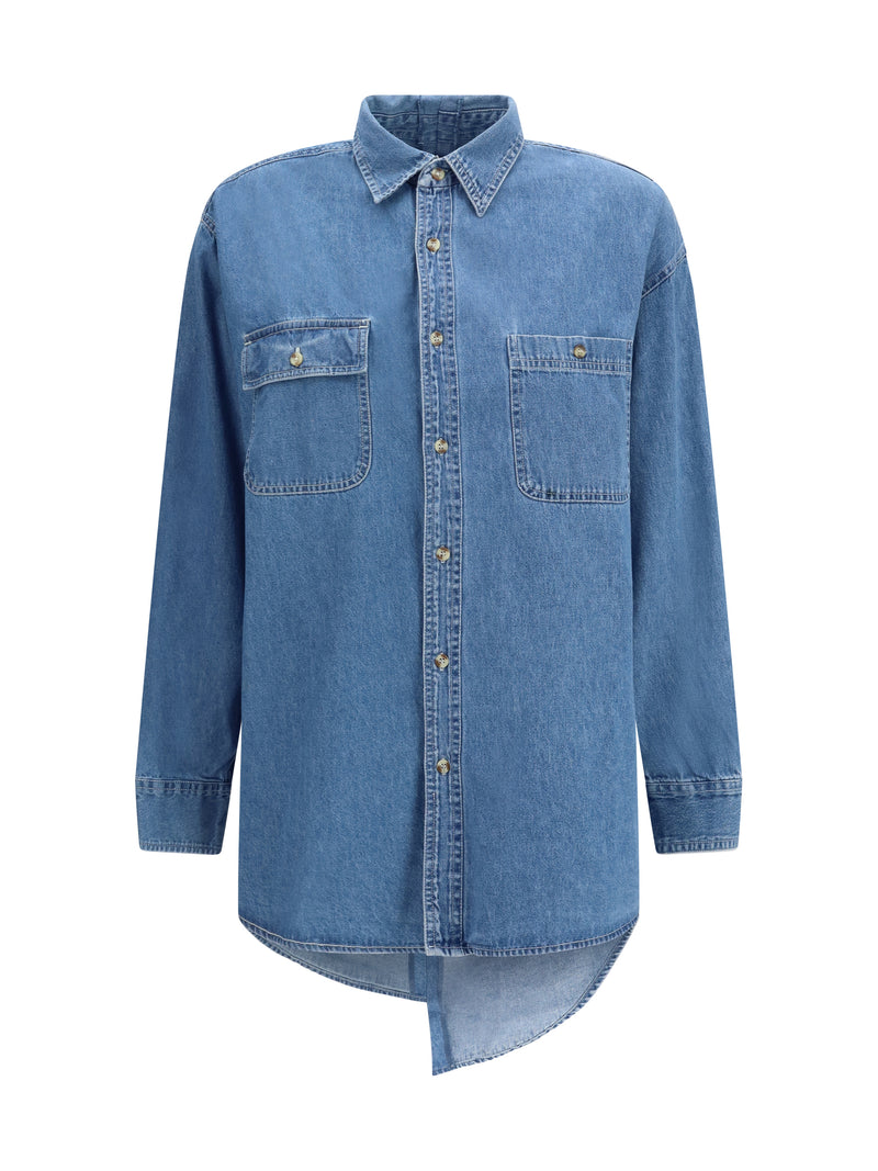 E.L.V. Denim Denim Shirt Mid Blue