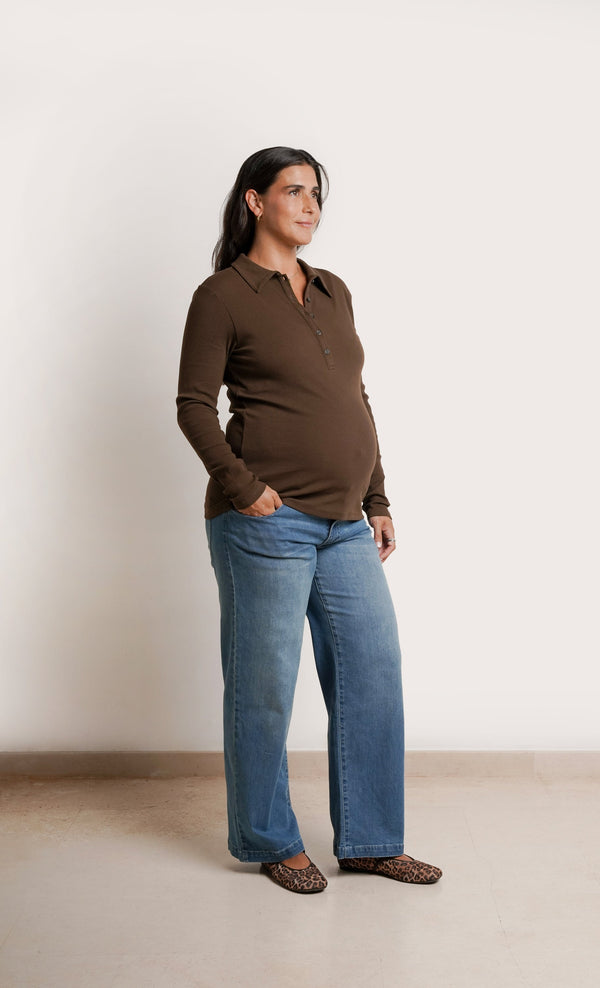 Paige Polo Nursing Tee