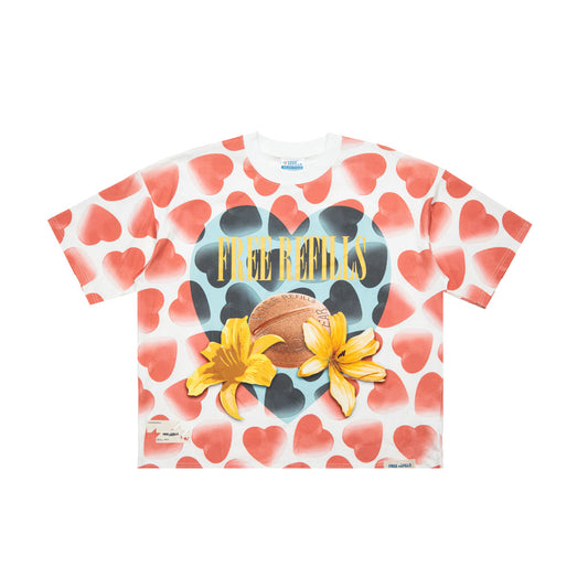 Hearts Tee - Off White