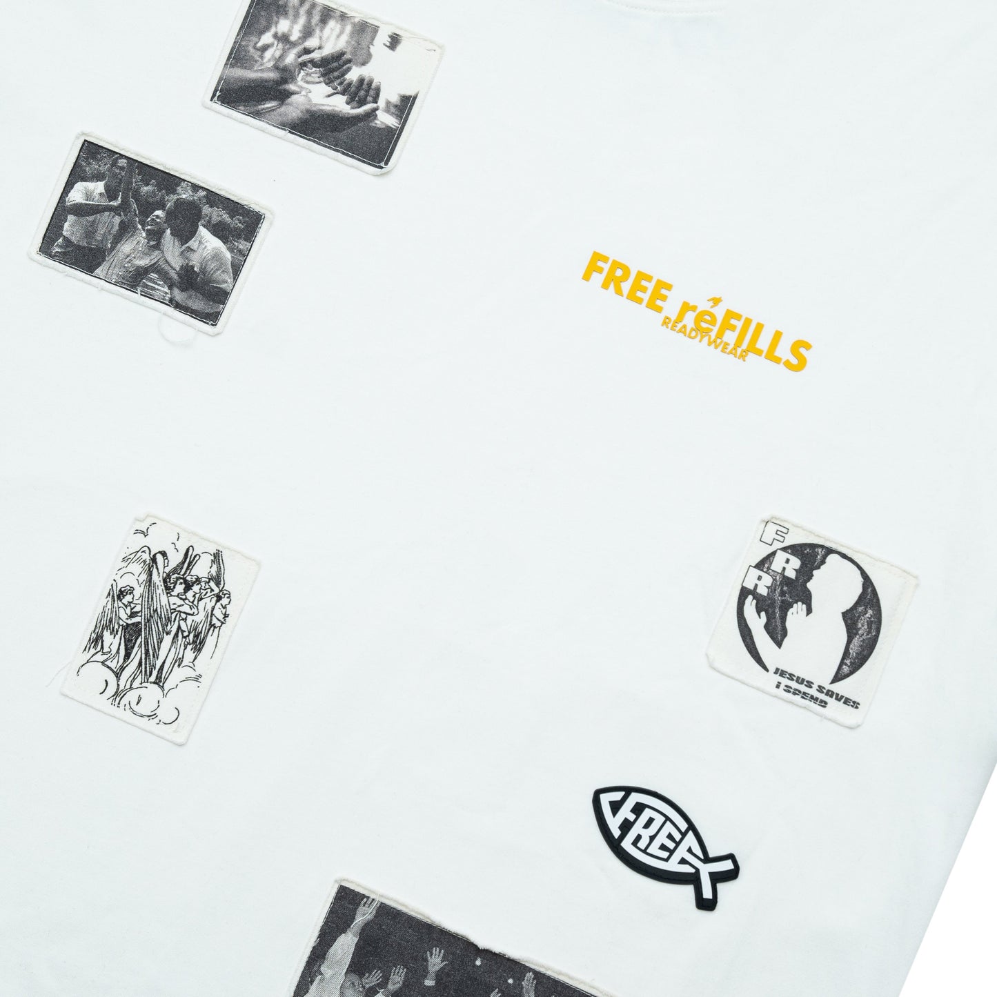 Patchwork Tee - Off White