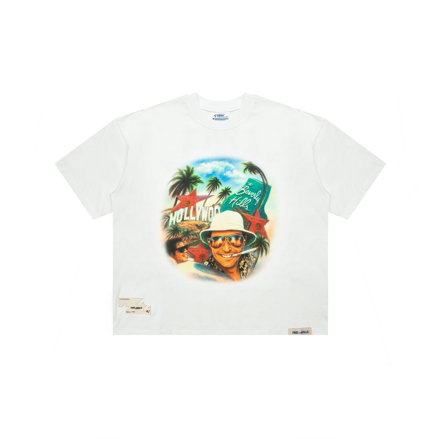 Free and Loathing Tee - White