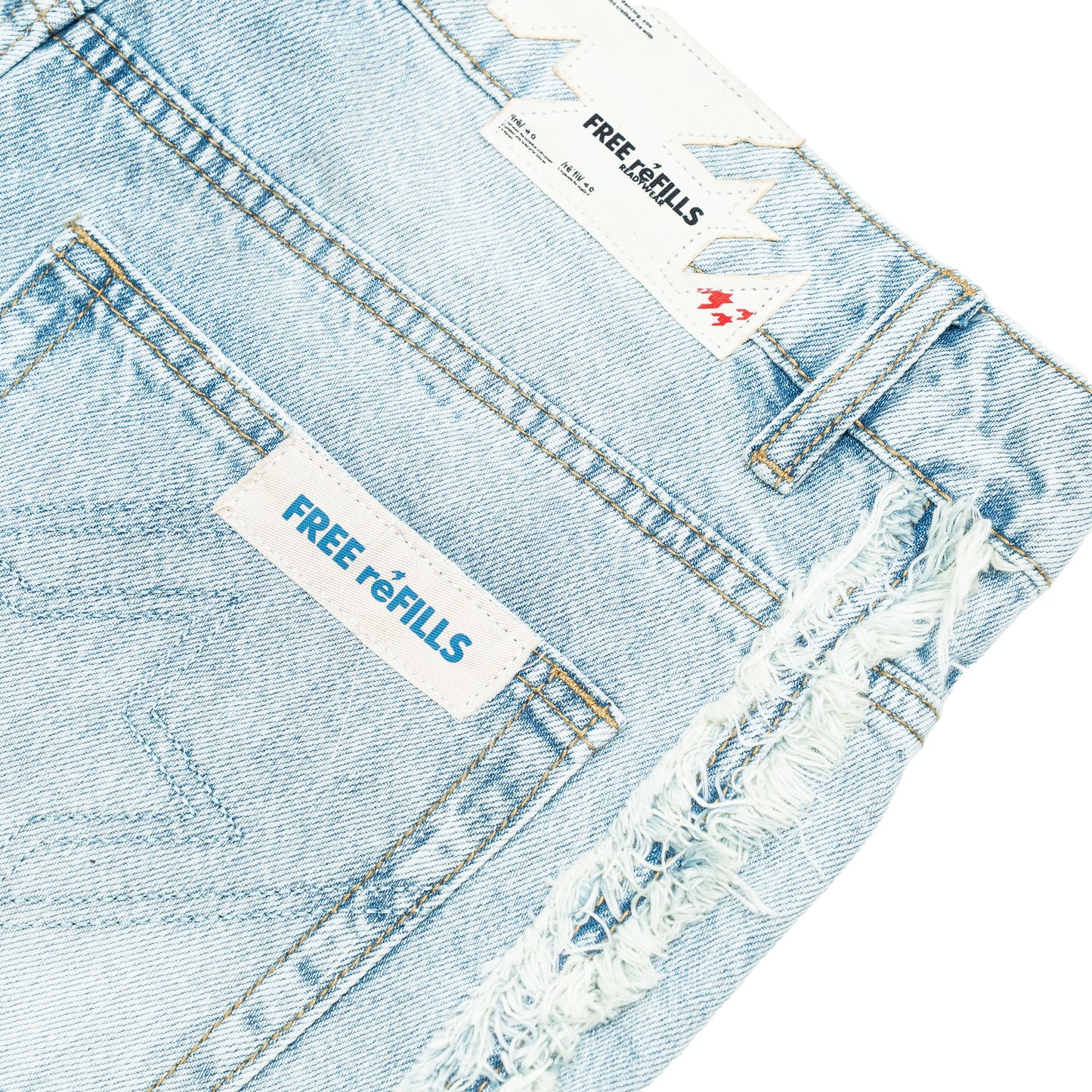 Core Denim Jorts - Blue Wash