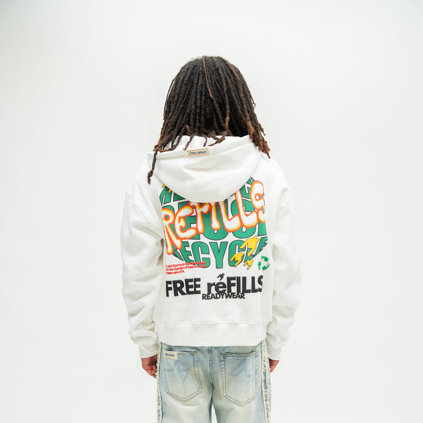 FRR Zip-Up Hoodie - Off White