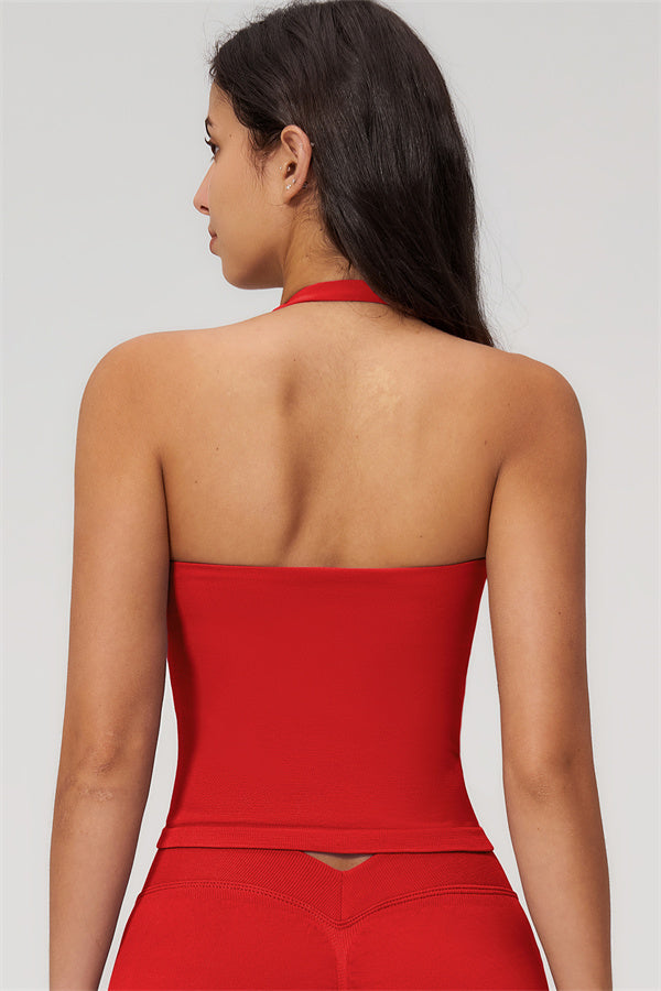 The Empower Halter Crop Top Leggings 2-Piece Set