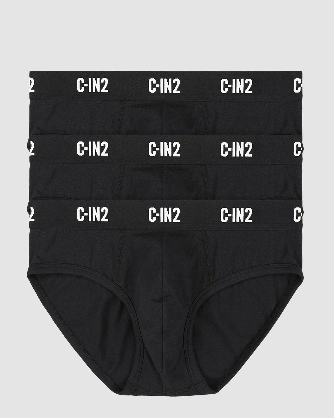 Multipack Premium Stretch 3-Pack Mid Rise Brief Black