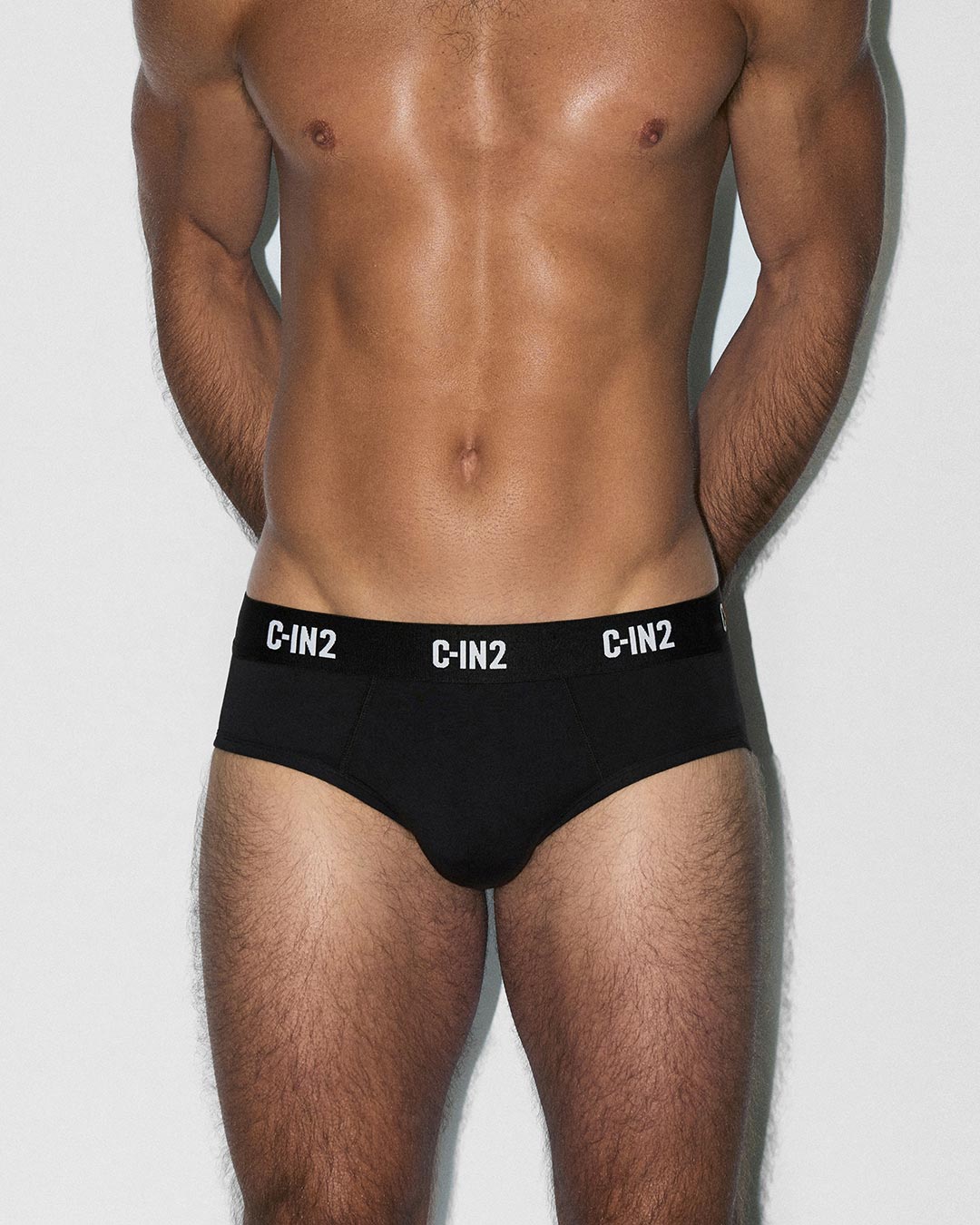 Multipack Premium Stretch 3-Pack Mid Rise Brief Black