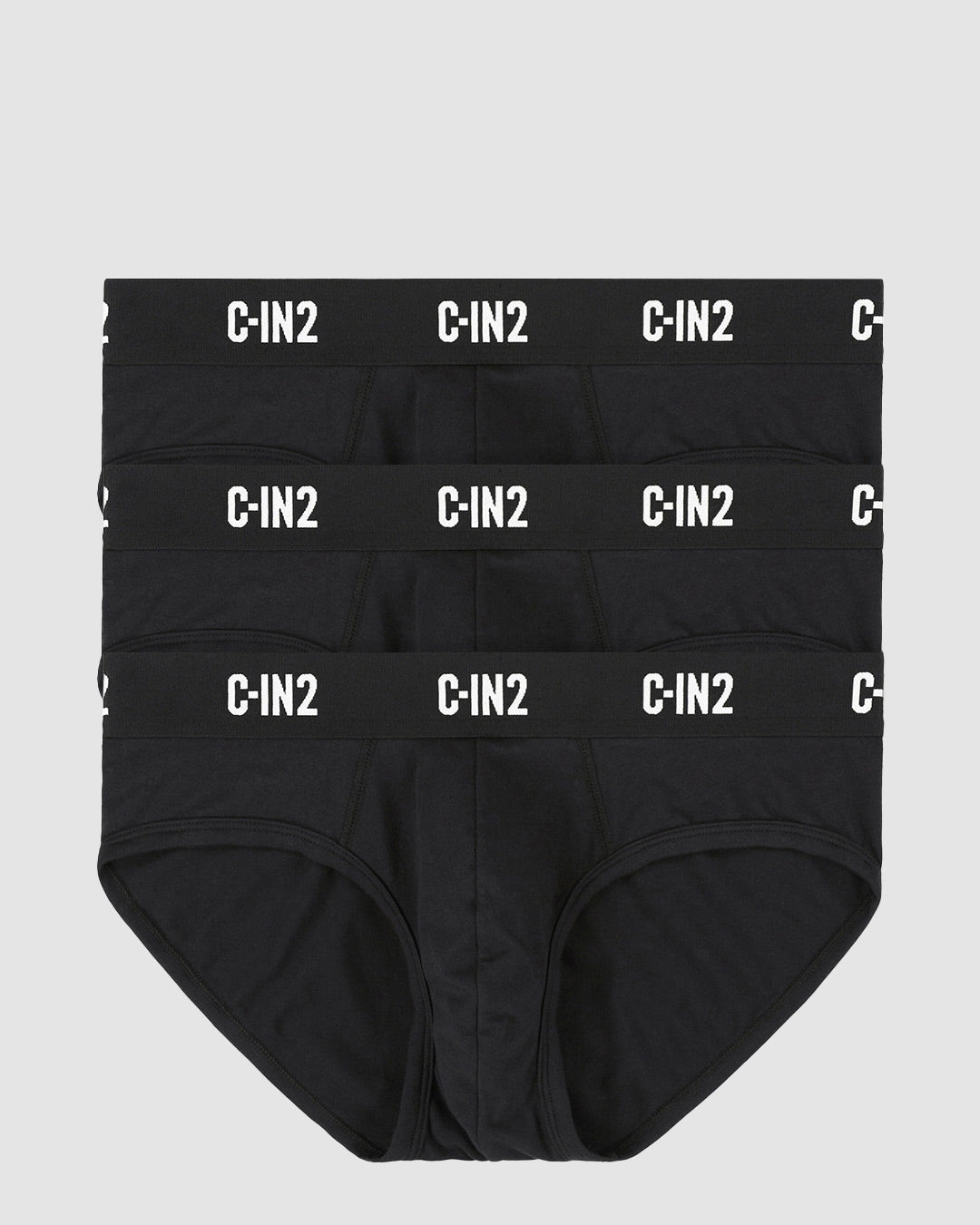Multipack Premium Stretch 3-Pack Low Rise Brief Black