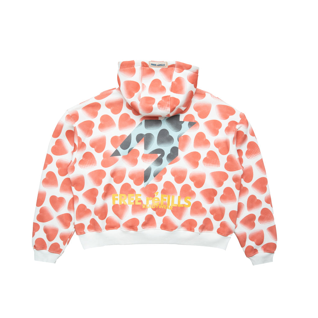 Hearts Hoodie - Off White