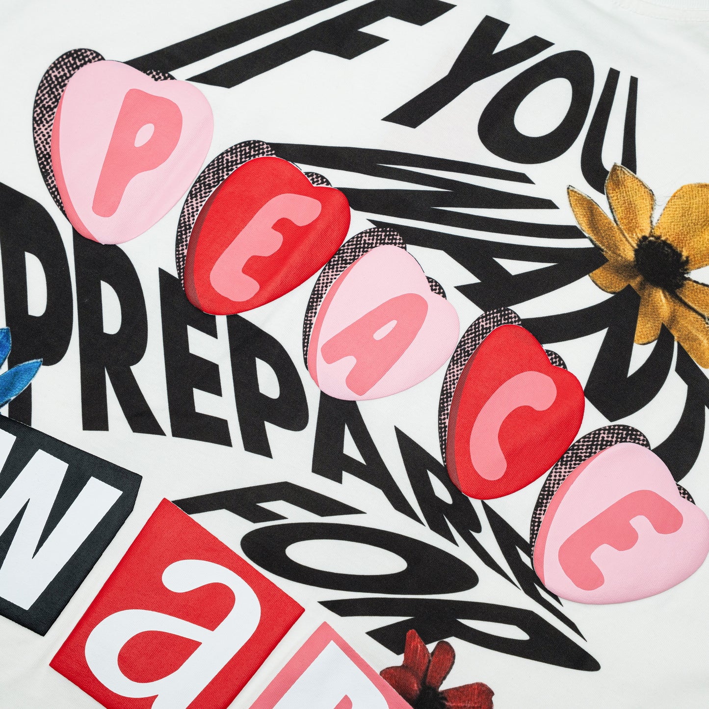 Peace Tee - Cream