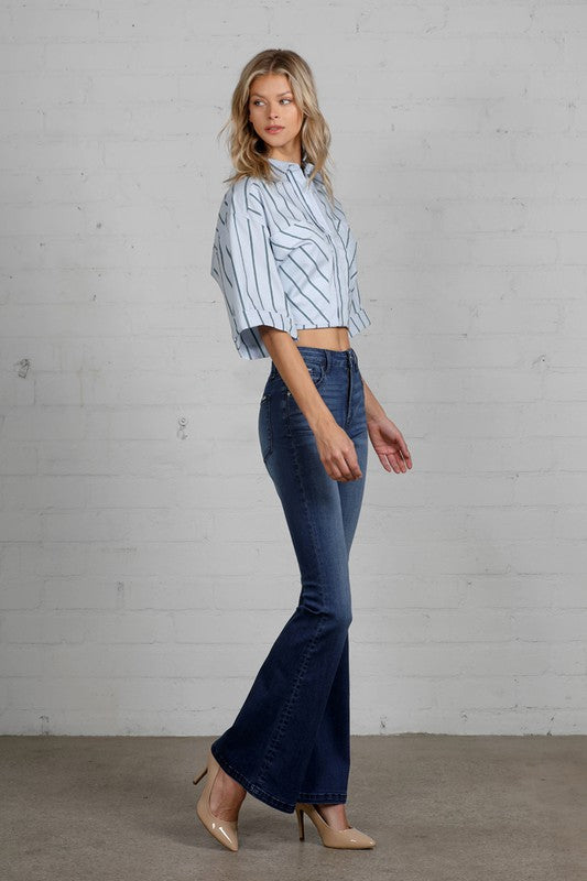 High Rise Flare Jeans