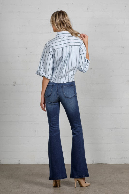 High Rise Flare Jeans