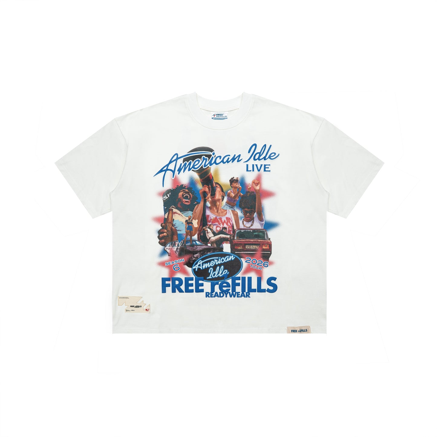 American Idle Tee - Cream
