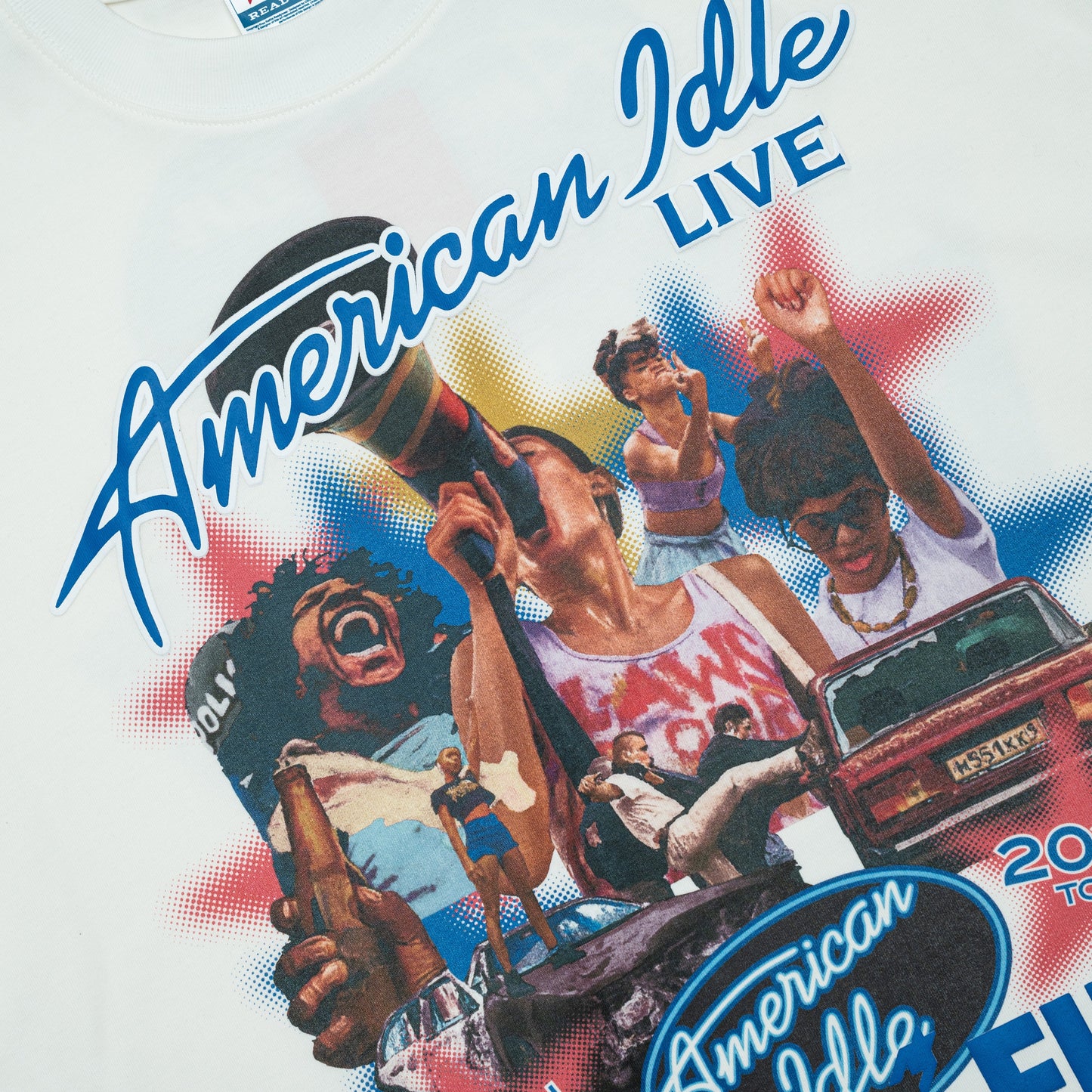 American Idle Tee - Cream