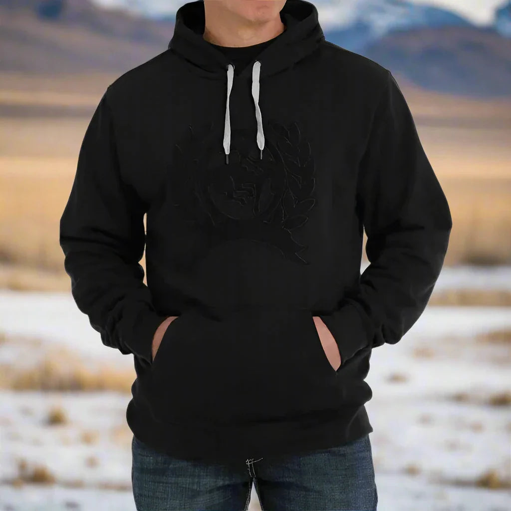 Black Logo Hoodie | Cinch Mens