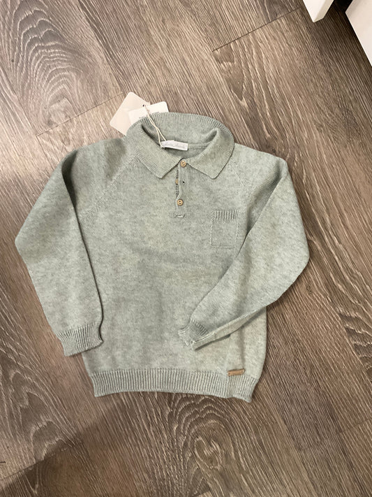 Martin Aranda Grey Collard Sweater 044-10241