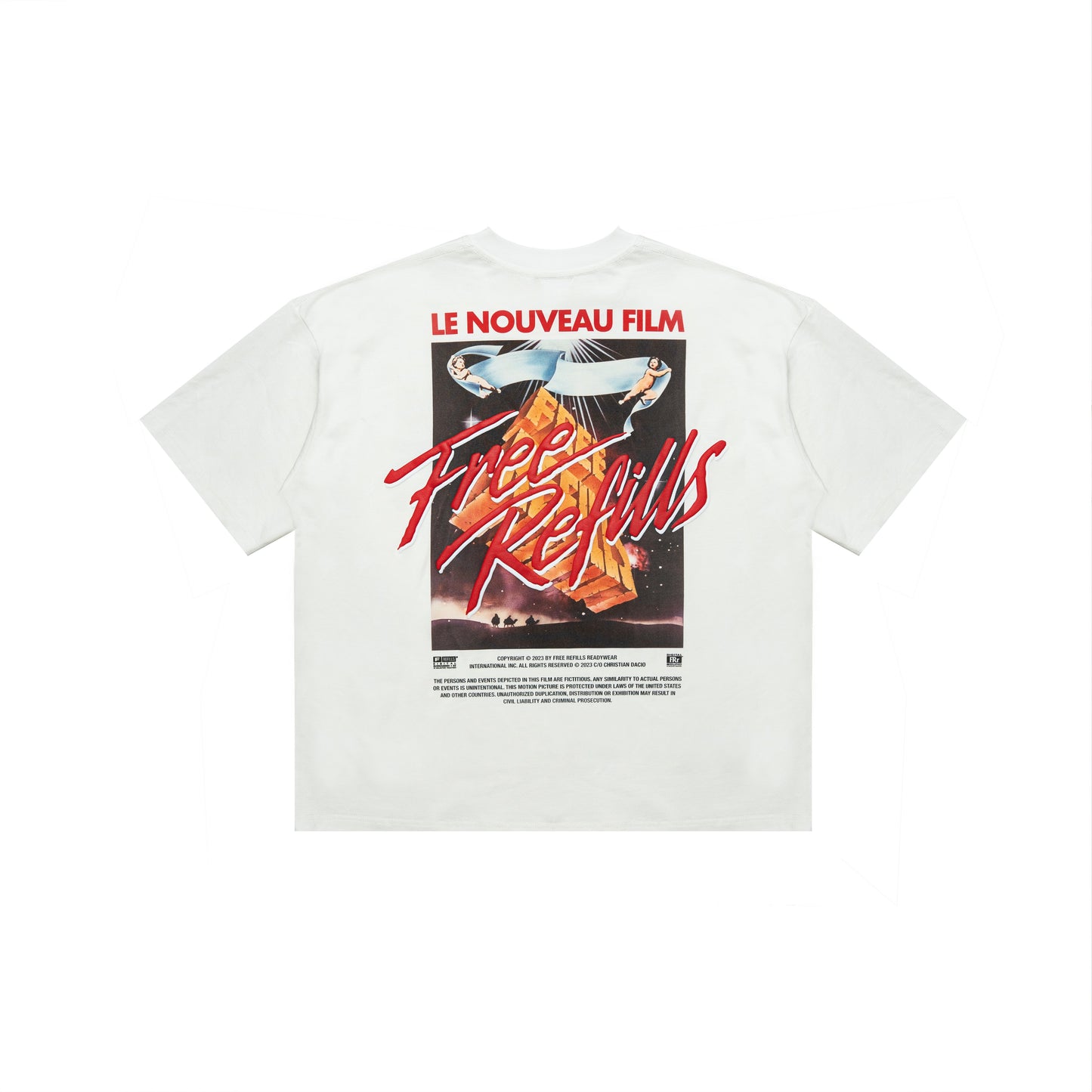 Cinema Tee - Cream