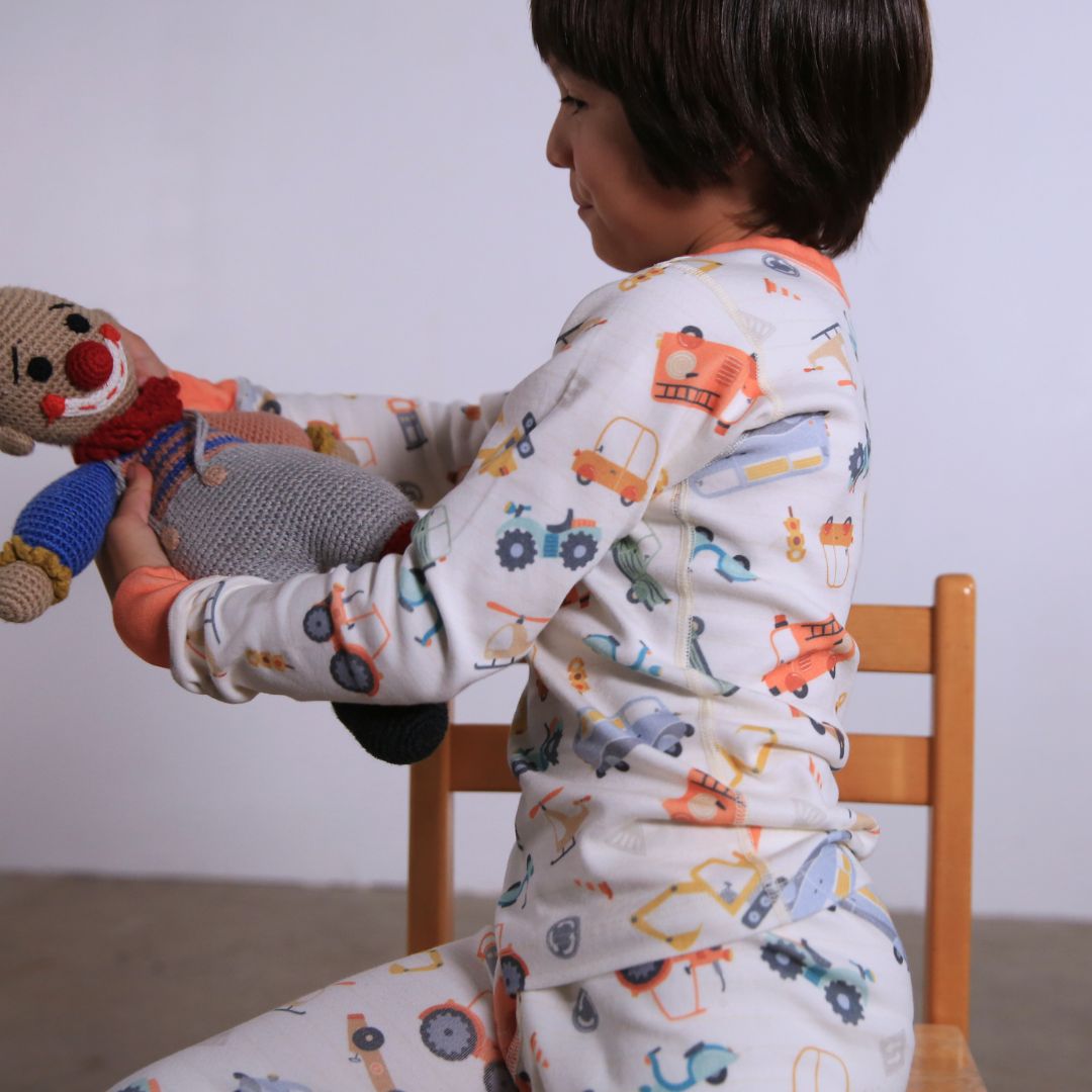 Vintage Cars Organic Pajamas