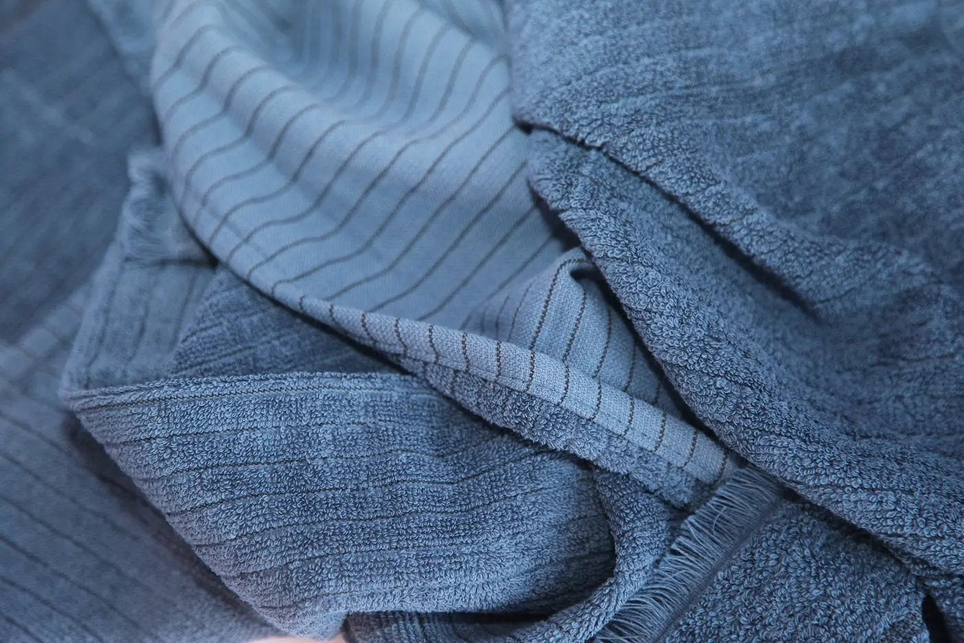 Turkish Terry Towel Set Softness - Del Mar Navy