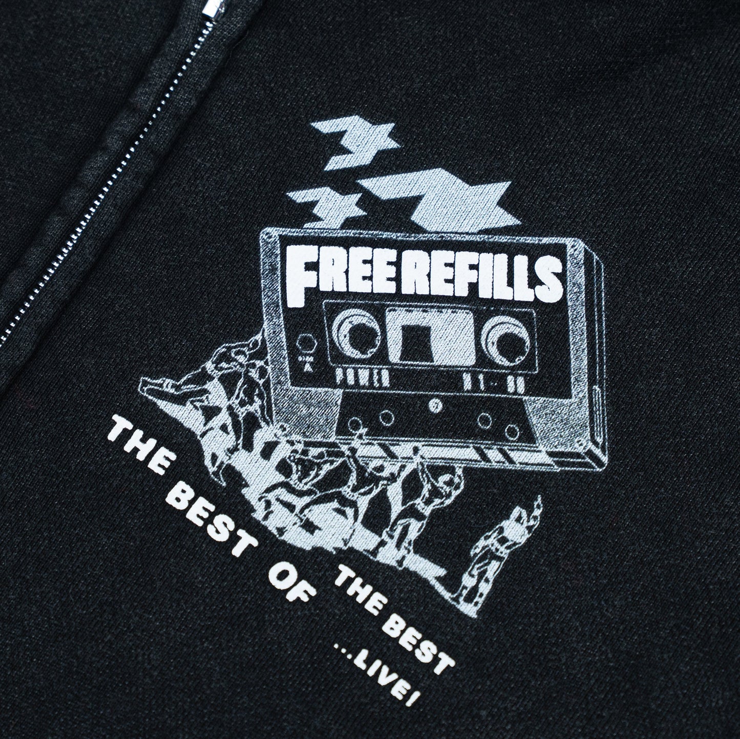Flyer Zip-Up Hoodie - Black