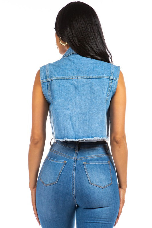 SEXY DENIM VEST