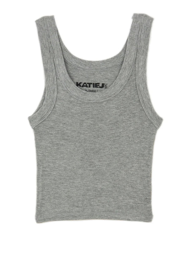Katie J - Heather Grey Tank Top
