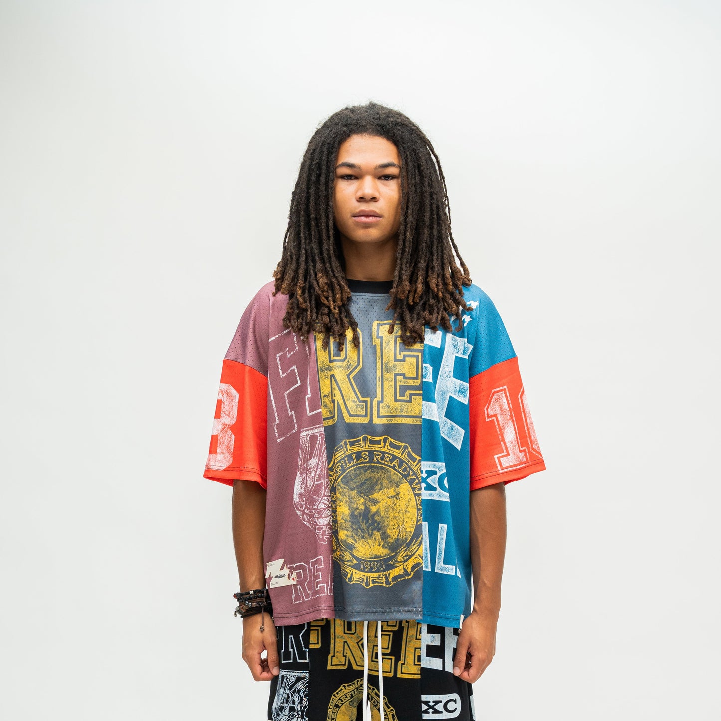 Split Jersey - Black Multi