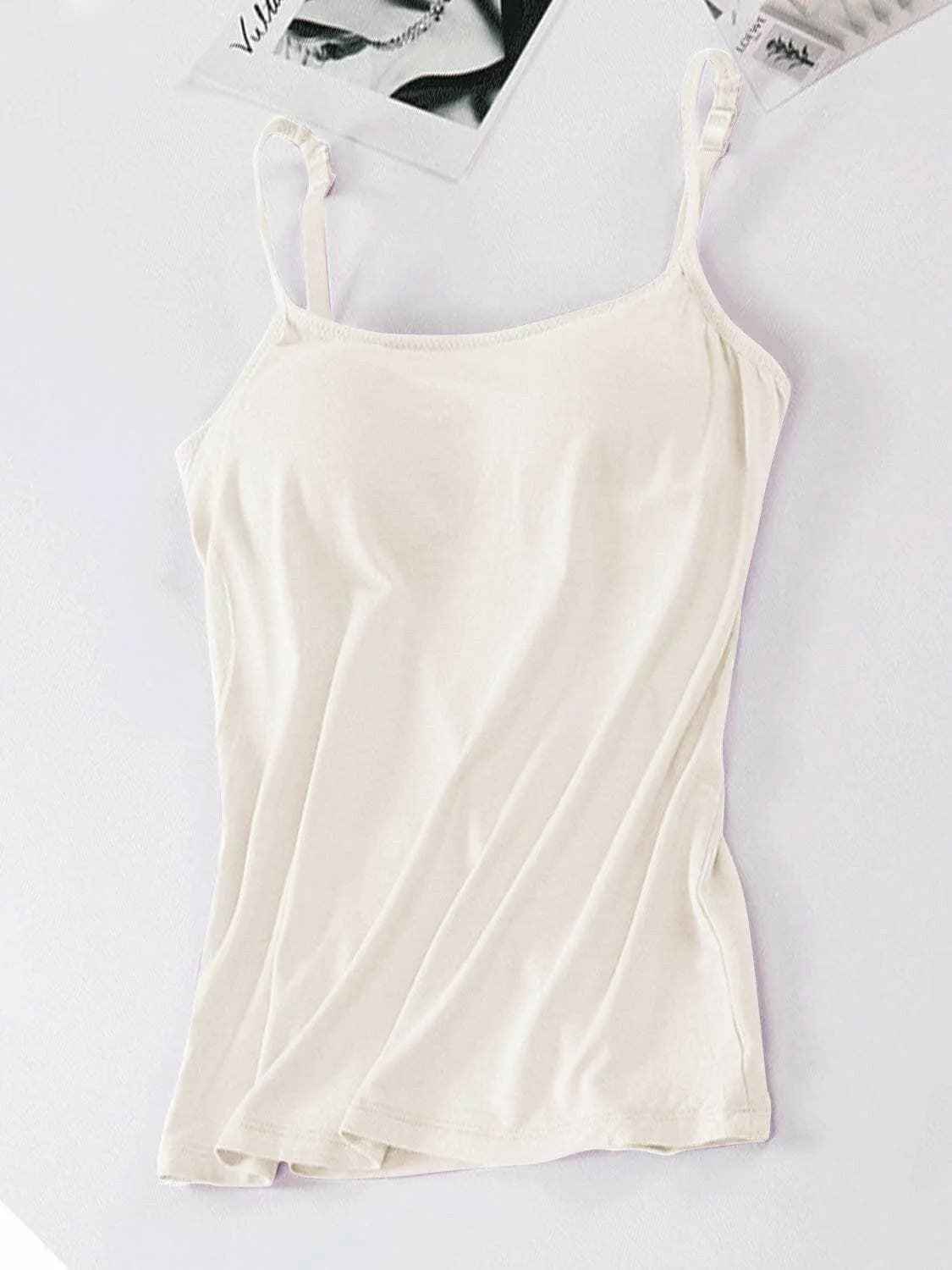 Trendsi just arrived - Scoop neck cami with adjustable straps