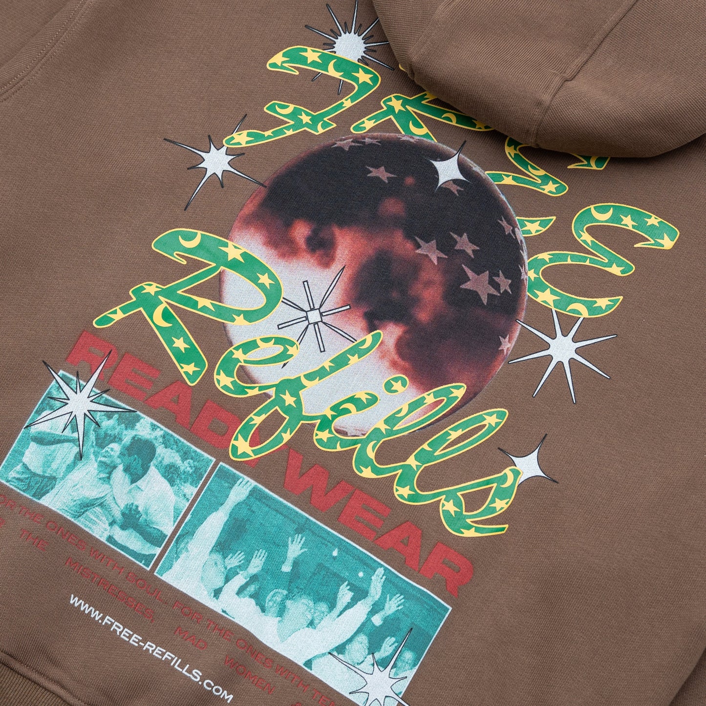 Psychic Zip-Up Hoodie - Brown