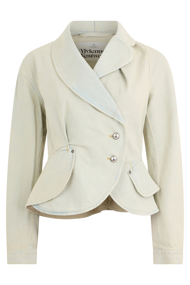 Vivienne Westwood Denim Jacket Light Blue