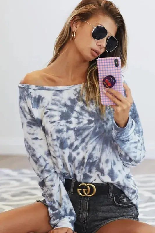T-Shirt - Tie Dye Terry - Casual Top