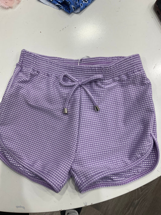 Planet Sea - Shorts Gingham Lilac